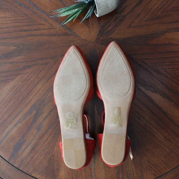 Faux Suede T-Strap Flat in Rust Red - Modcloth NWB - Picture 3 of 3